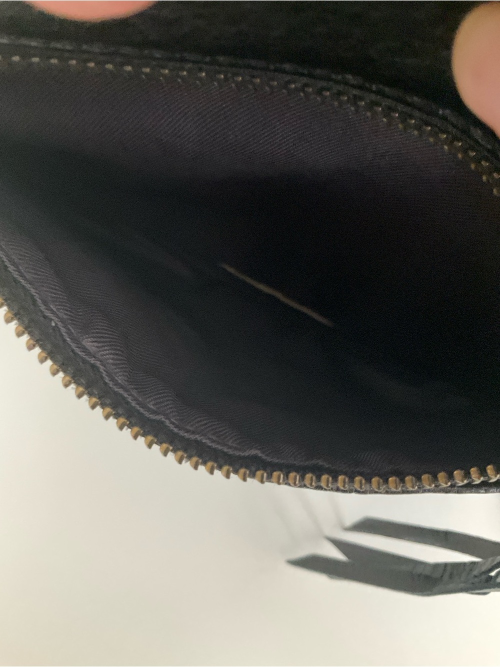 The Sak Black Embossed Leather Crossbody with Tassel - Picture 6 of 10